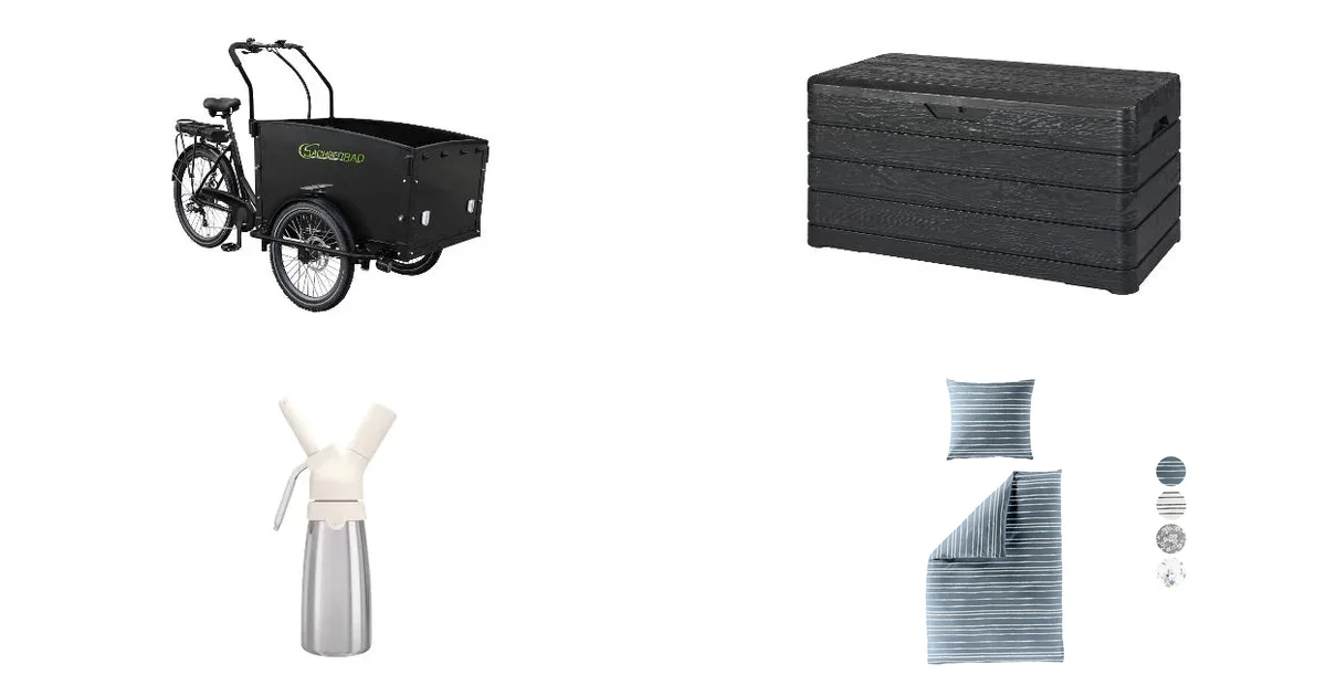 Lidl.de Angebote 03.06.2026: E-Lastenrad T1 Grand Trunk & Gartenbox 500 l reduziert