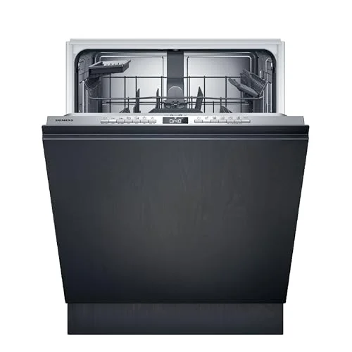 Siemens SN63EX28AE iQ300, Vollintegrierter Geschirrspüler, 60 cm, Made in Germany, varioSpeed Plus - bis zu 3-mal schneller spülen, automatische Türöffnung nach Spülende, smartStart, flex Körbe