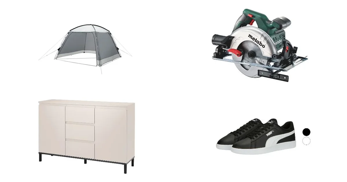 Lidl.de Deals 04.06.2026: Pavillon und KS 55 Handkreissäge mit bis zu 59% Rabatt