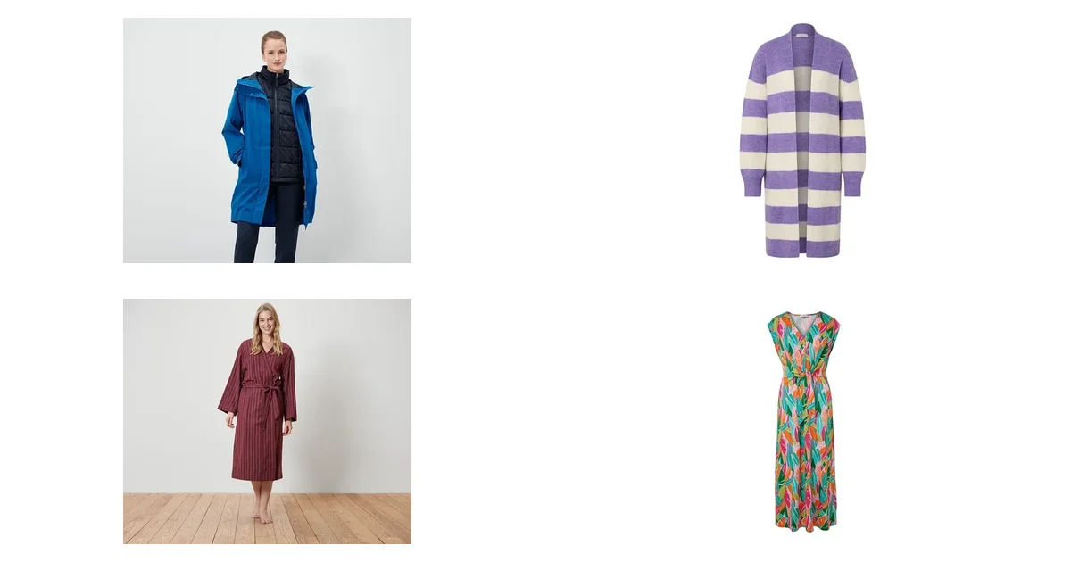 Tchibo Deals 04.06.2026: 3-in-1-Outdoormantel blau und Offener Longcardigan reduziert