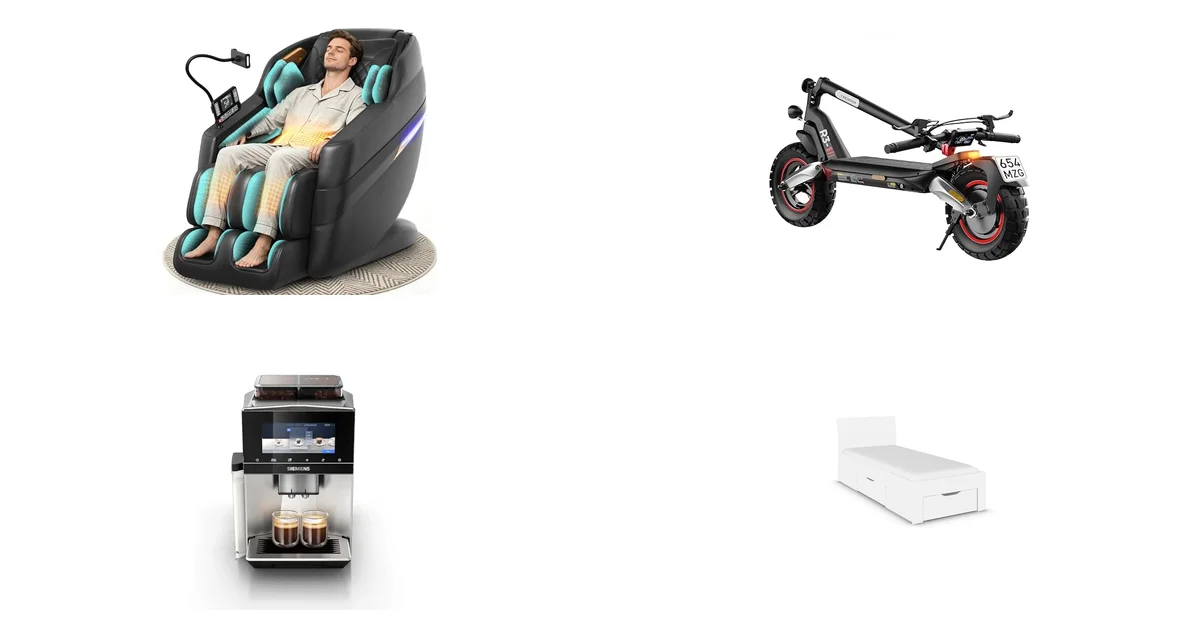 Neu heute: Gegcucey 3D SL-Track-Massagesessel im Angebot am 04.06.2026, bis zu 27%