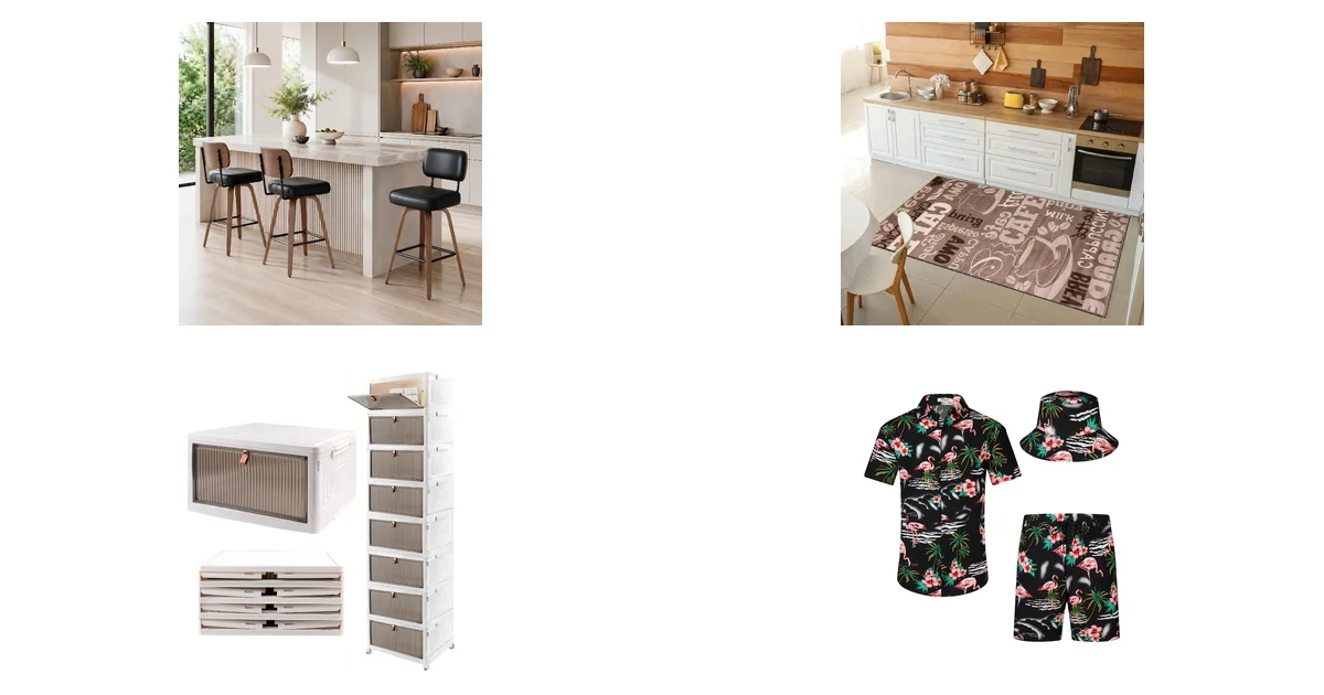 Amazon Blitzangebote am 05.06.2026: YUUIJOAA Drehbarer Barhocker 3er Set, VIMODA