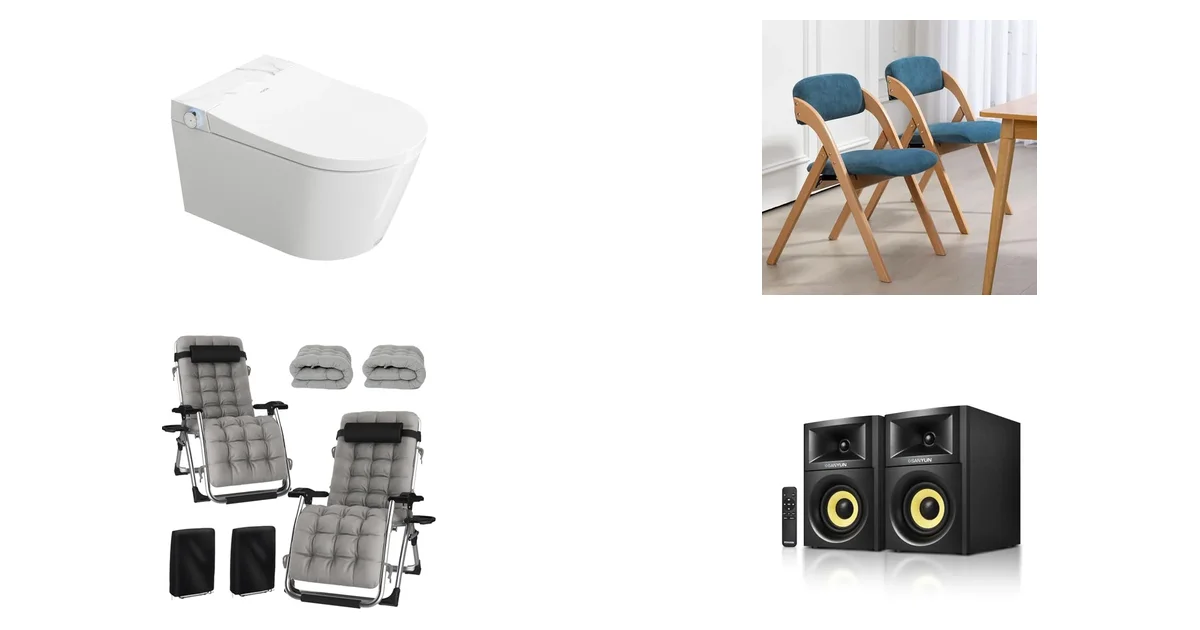 Heißeste Deals des Tages am 05.06.2026: HOROW Dusch-WC und Villeston Klappstühle