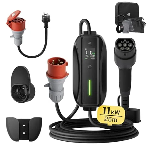 dé Mobile Wallbox/Ladestation Typ 2 3-phasig für EV & PHEV