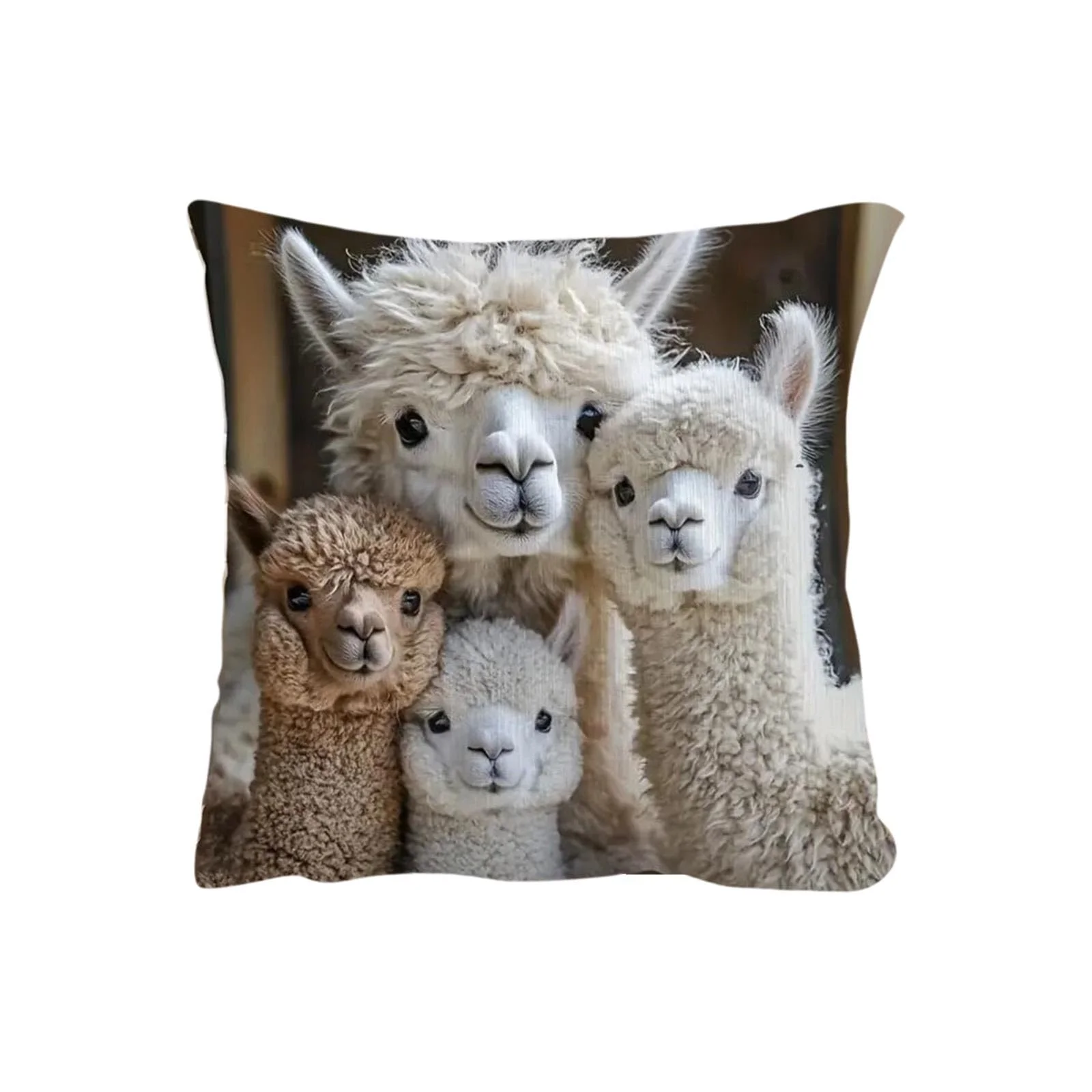 Kissenbezüge, Niedliche Weiche Tiere Alpaka/Kuh Muster Dekorative Wurfkissenbezüg, Kissenbezüge Heimdekoration Pillow Hunter Cover case für Schlafzimmer, Auto, Couch, huntrixes, Sofa, Büro