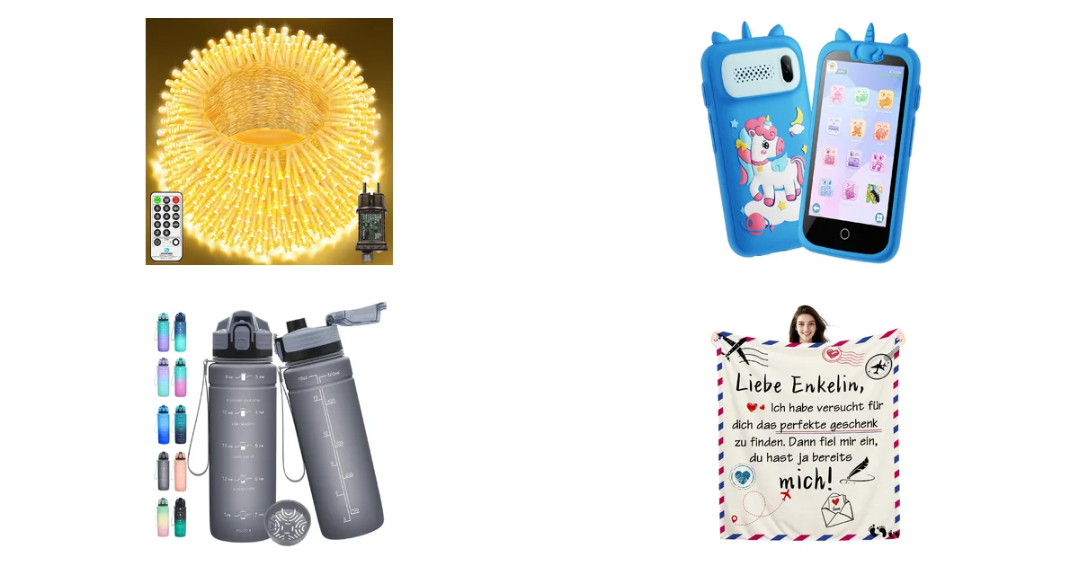Amazon Blitzangebote am 06.06.2026: 1800 LED Lichterkette Außen 54M und Kinderkamera mit