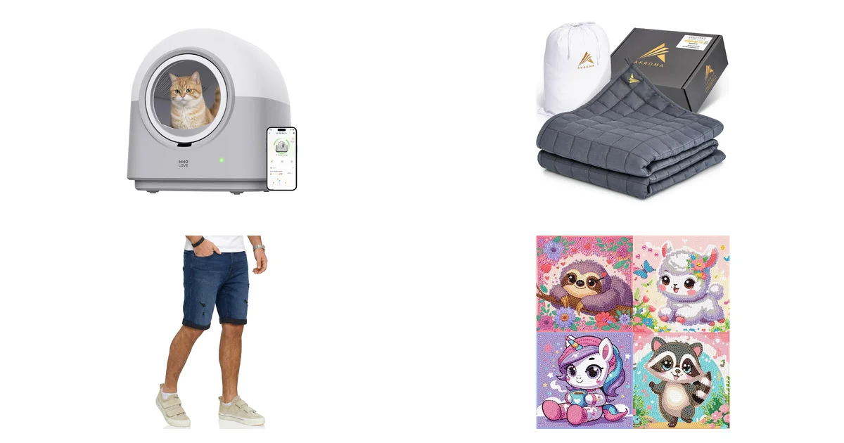 HHOLOVE Katzenklo Selbstreinigend Groß XXL A – Blitzangebot 06.06.2026 bei Amazon