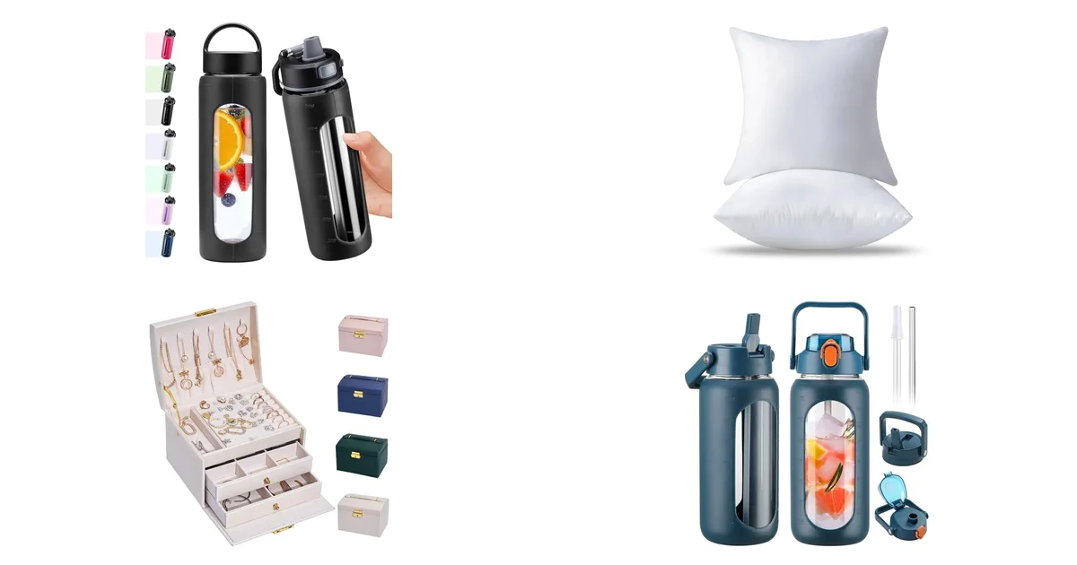 Blitzangebote am 06.06.2026: BLUEGO Glasflasche 600/700 ml mit zwei Deckeln kaufen