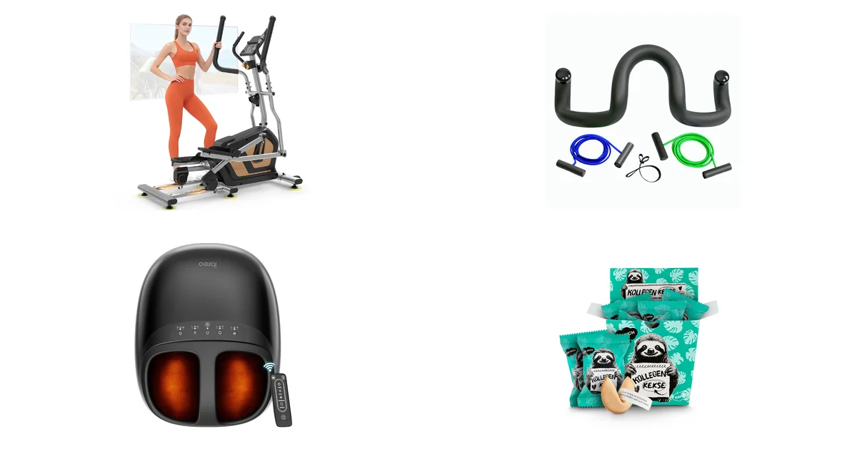 Amazon Blitzangebote am 07.06.2026: Neezee Crosstrainer und Optima Comfort-Set bis 60€