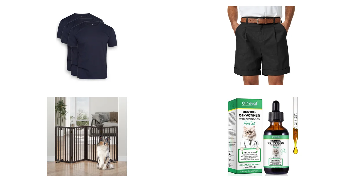 Top-Produkte DAILY COTTON Herren T-Shirts 1er 3er 4er Packung Amazon Blitzangebot