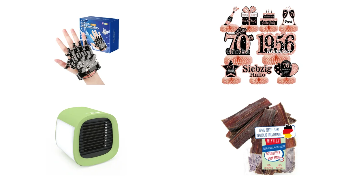 Drahtloser ESP32-Handschuh mit Bewegungserkennung Blitzangebot 08.06.2026 (Amazon)