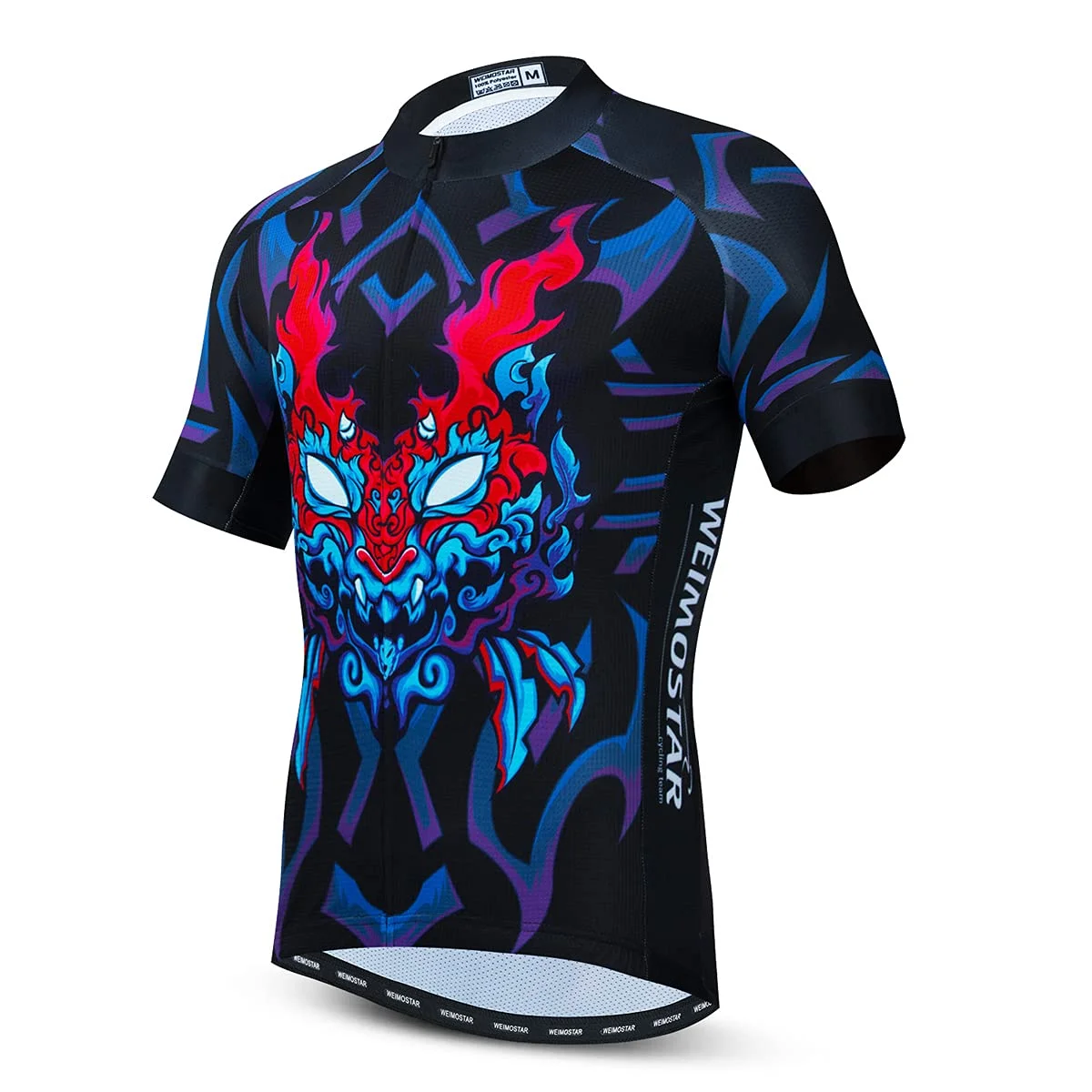 Hotlion Herren-Fahrradtrikot MTB-Trikot Sommer Kurzarm Rennrad-Shirts, XL