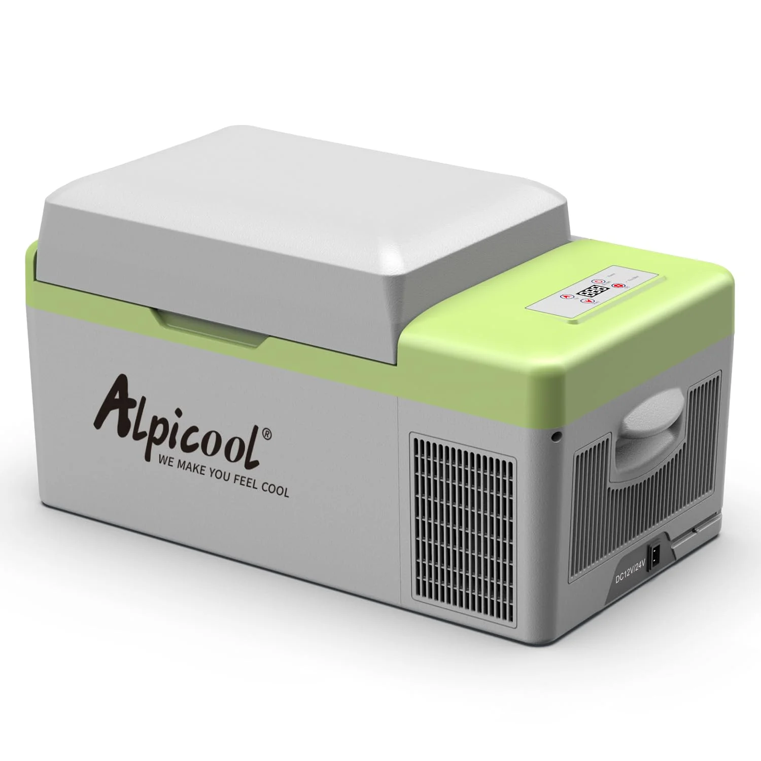 Alpicool Y20T 20L Kühlbox 12v Mini Kühlschrank Elektrische Kompressor Auto kühlschrank Camping Gefrierbox Klein Tragbare für Auto, LKW, Boot, RV