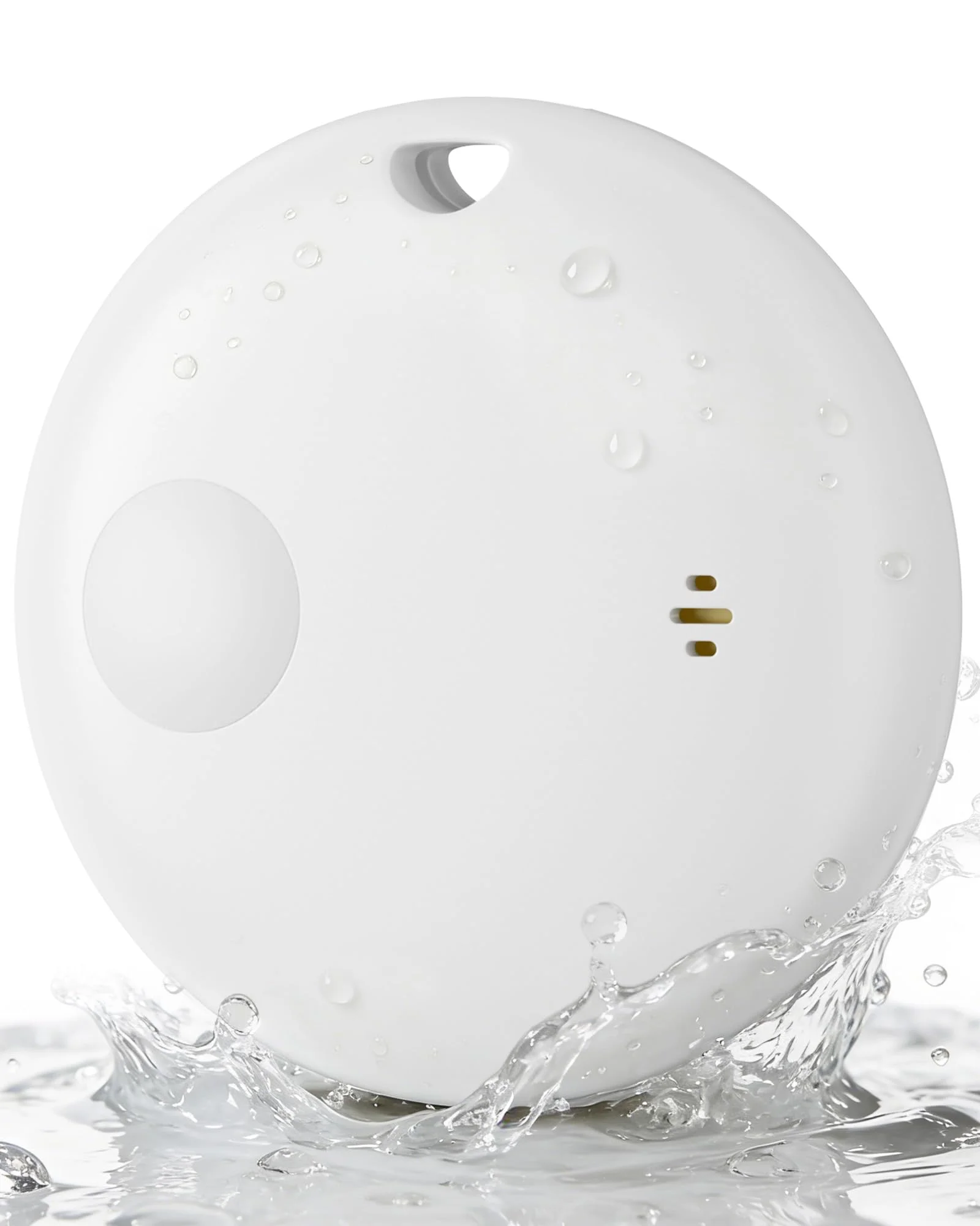 KUKIHO Tracker Tag 1er-Pack – Smart Key Finder kompatibel mit Apple, iOS (Bluetooth), Wasserfest IP67, Austauschbare Batterie, geeignet für Gepäck, Koffer, Taschen, Brieftaschen (Weiß)