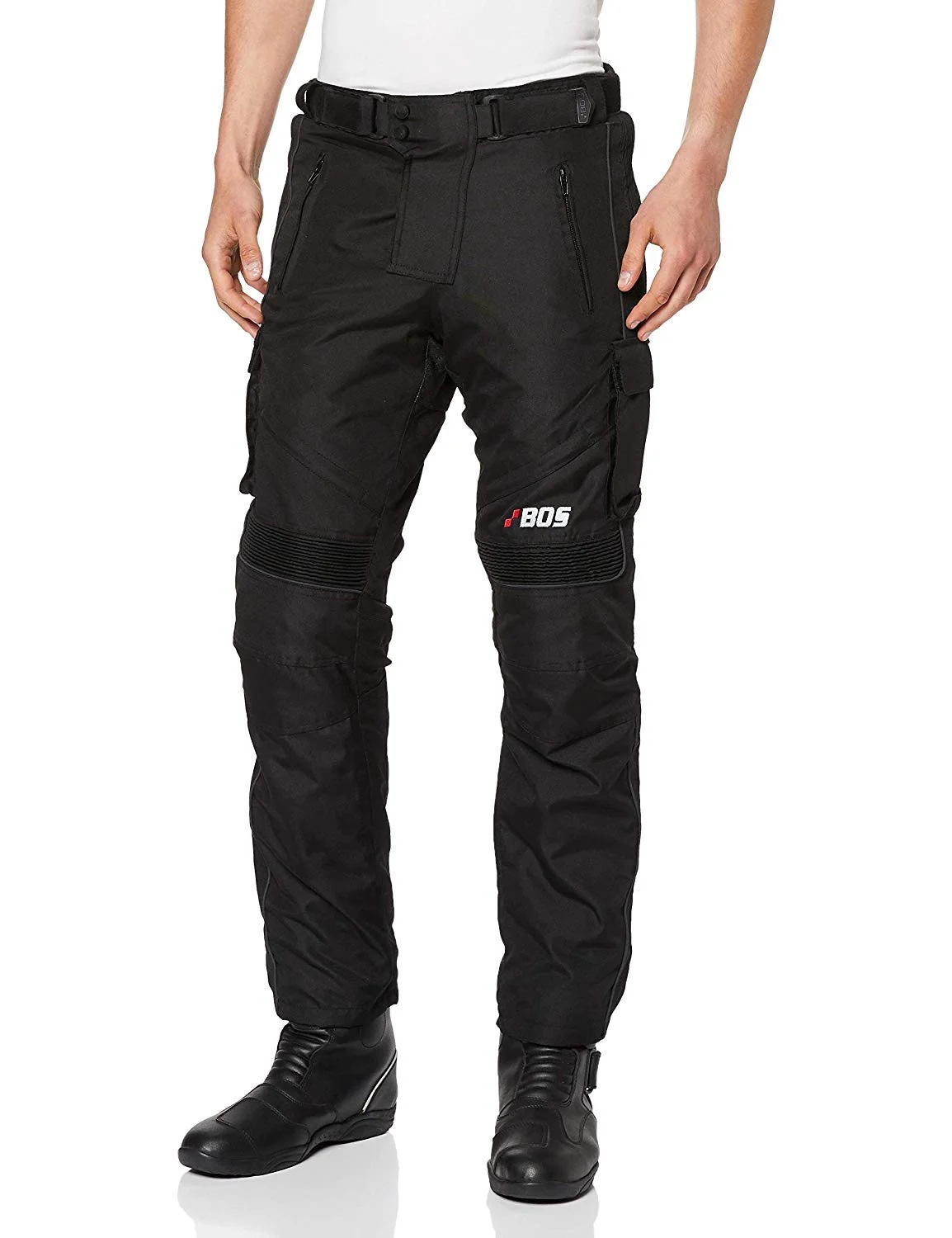 Herren Motorradhose mit Protektoren und Reflektoren – Textil Motorrad Hose für Sommer und Winter –