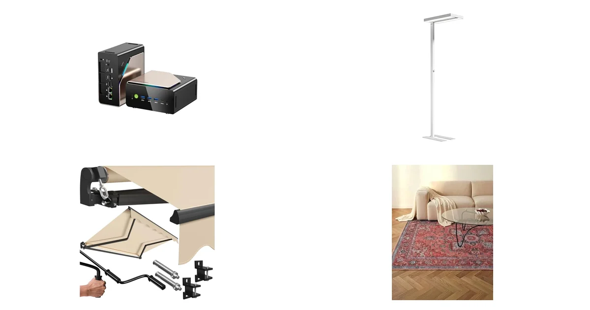 Neu heute bei Amazon 11.06.2026: GMKtec Mini PC i Serie 4 & Honeywell LED Stehlampe Modern