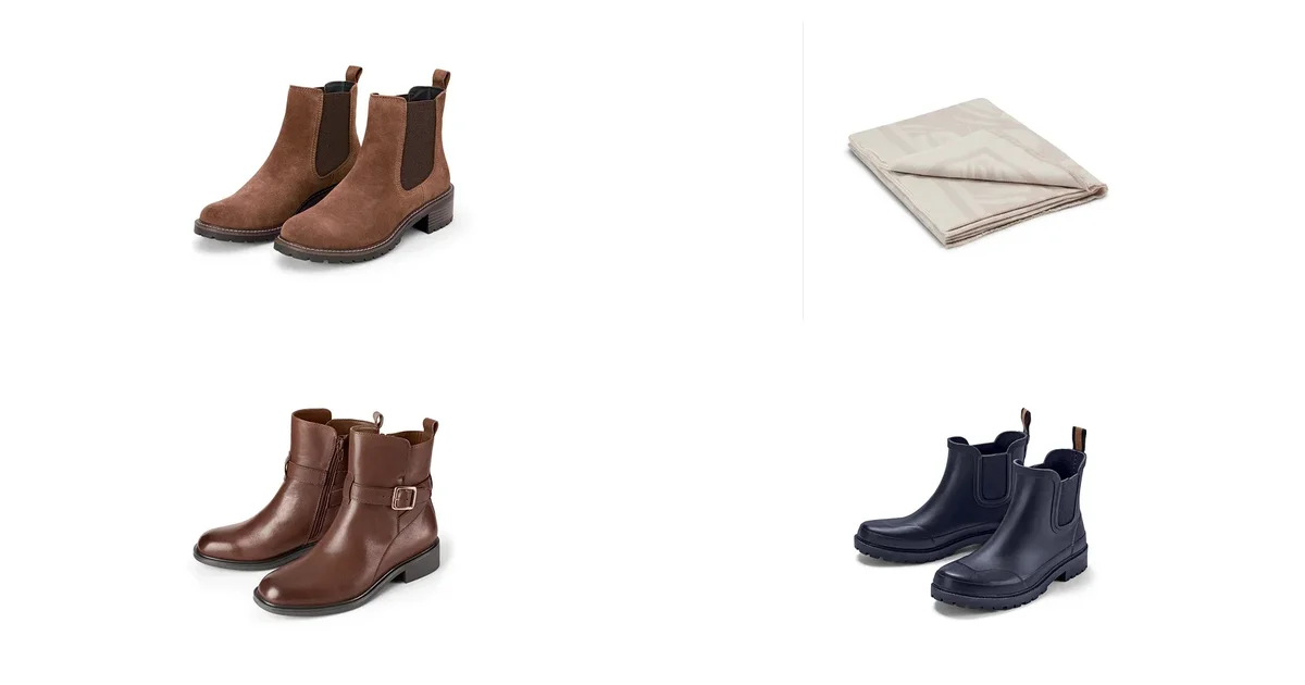 Tchibo Deals am 11.06.2026: Veloursleder-Boots & Wohndecke mit bis zu 40% Rabatt