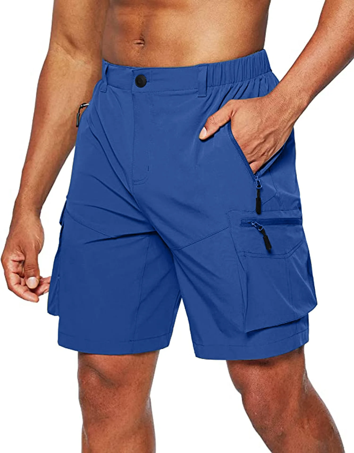 Tansozer Kurze Hosen Herren Sommer Schnelltrocknend Wanderhose Kurz Stretch Cargo Bermuda Sporthose Outdoor Trekking Wandershorts
