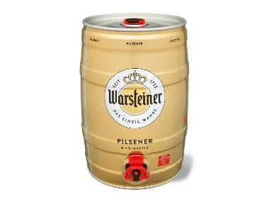 Premium Pilsener 5 L Bierfass mit Zapfhahn, Pfandfrei