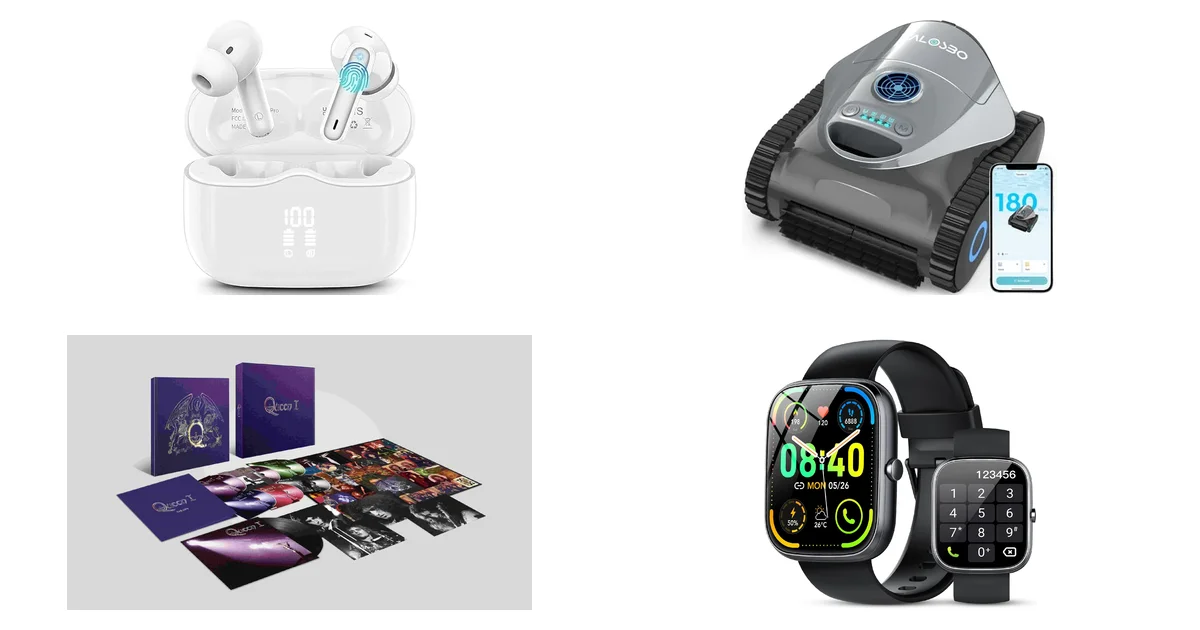 Heißeste Deals des Tages am 12.06.2026: Kabellose Kopfhörer und TALOSBO C1 Poolroboter