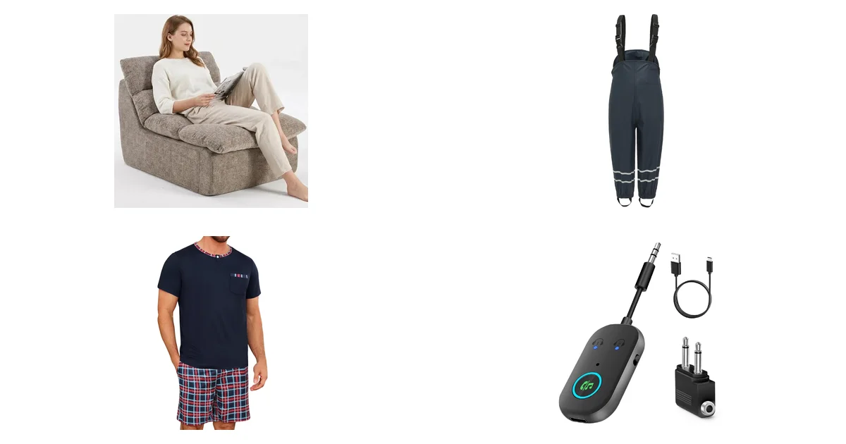 Amazon Blitzangebote am 13.06.2026: FurniSoar Sitzsack XXL und BenBoy Regenhose sparen 50€