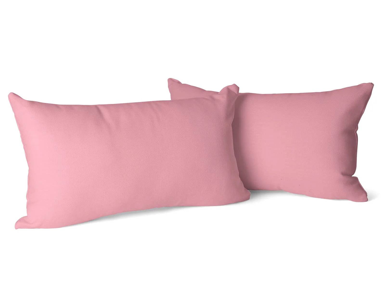 Amolavet Kissenbezug 40 x 80 Rosa 2er Set Kopfkissenbezug 40x80 mit Hotelverschluss aus Gebürsteter Mikrofaser Weich Kuschelig Pflegeleicht Langlebig