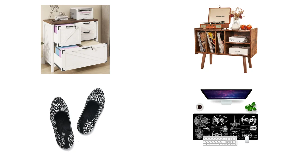 BonVache Aktenschrank abschließbar mit 4 Schubladen bei Amazon Blitzangebot 15.06.2026