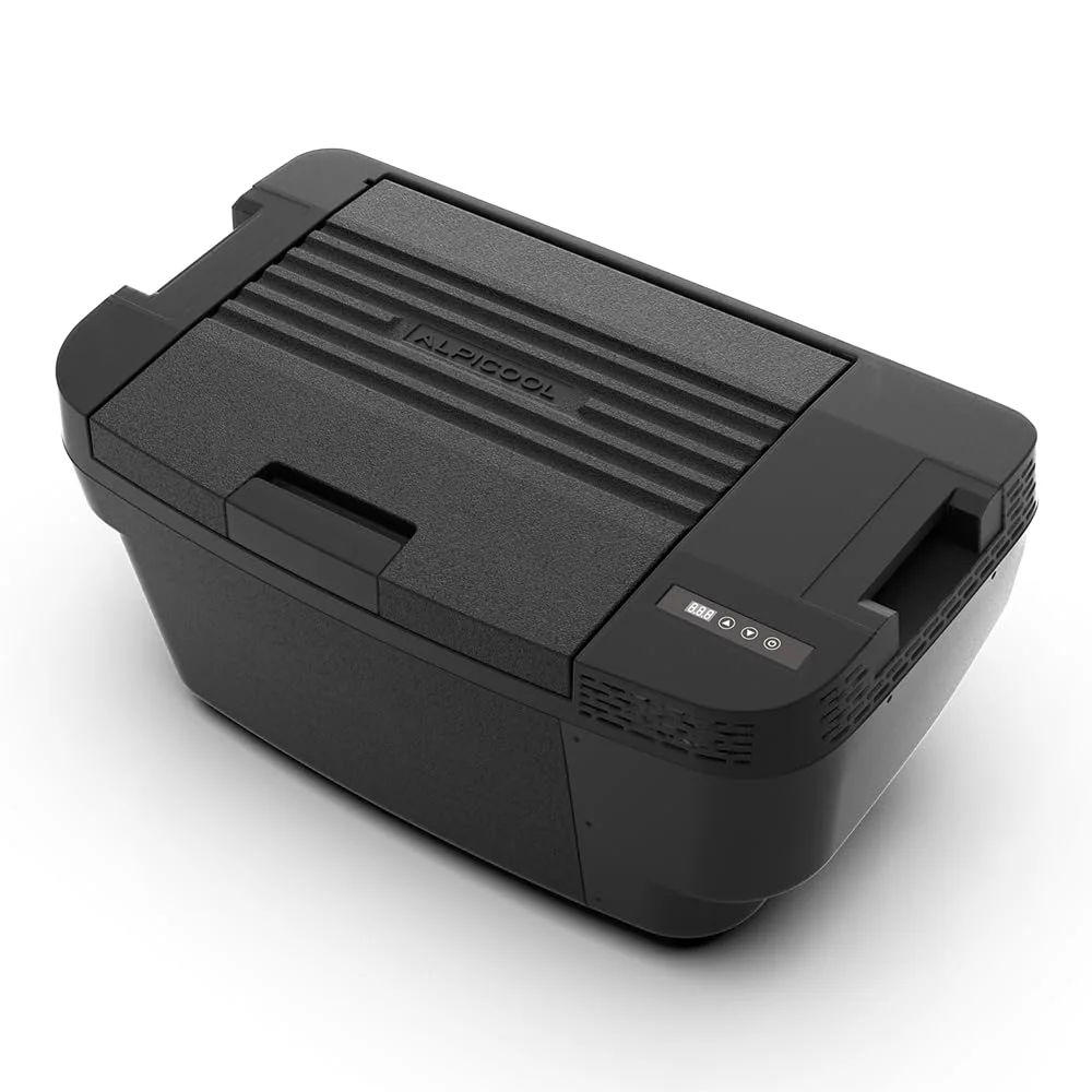 Alpicool TSL35 35L Kompressor Kühlbox für Tesla Model Y, 12v Mini Kühlschrank Elektrische Auto kühlschrank Camping Gefrierbox Klein Tragbare für Auto (Für 2024 und frühere Versionen)