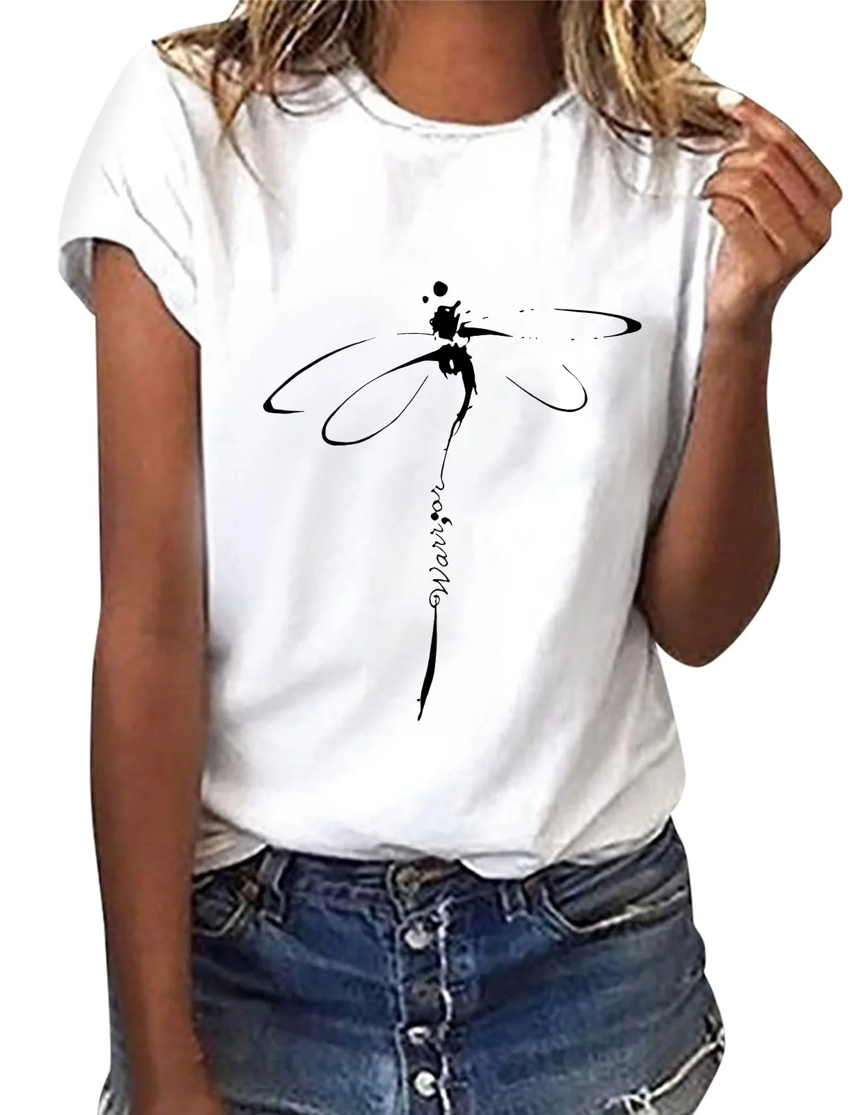 heekpek Damen Camiseta Manga Corta Mujer Unterhemd