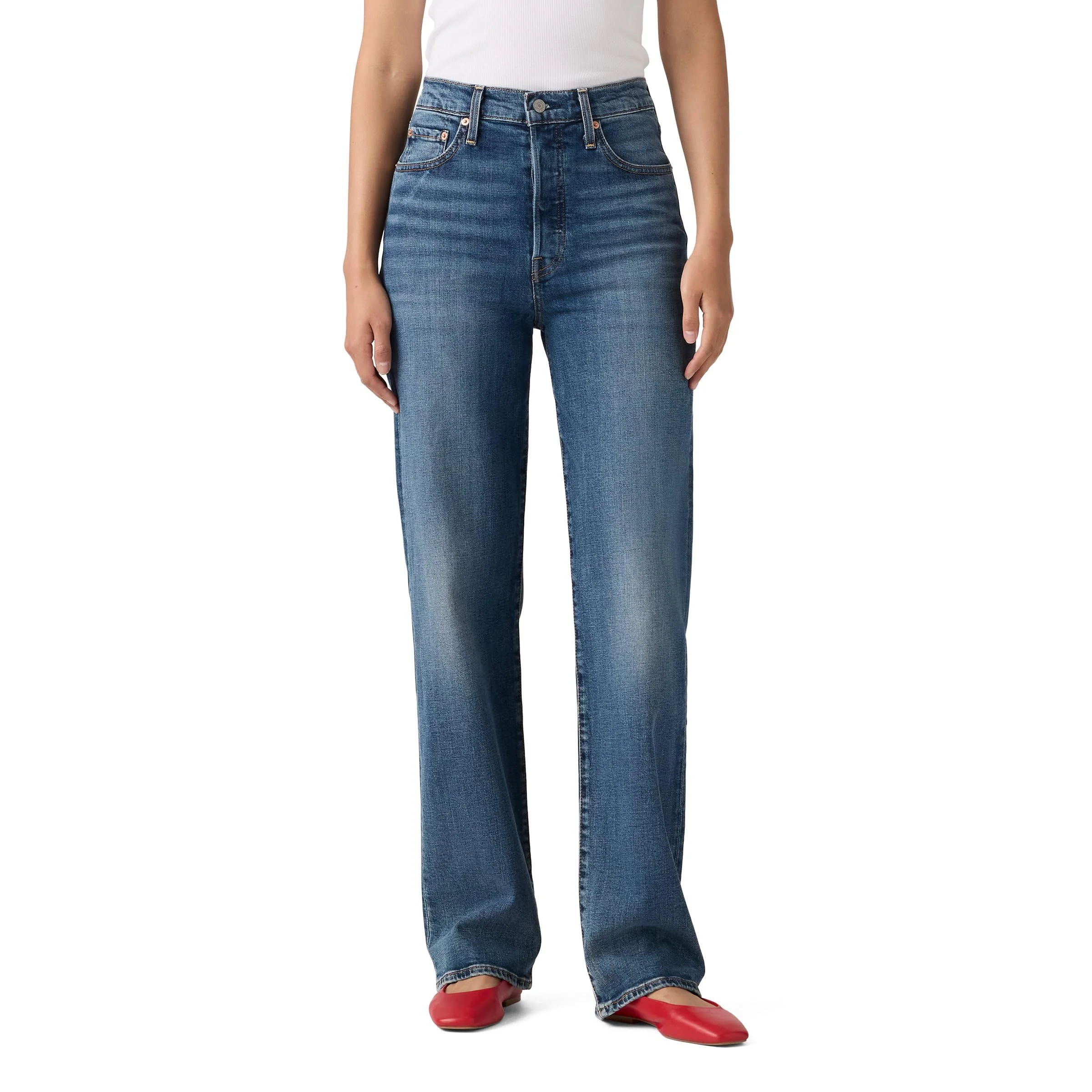 Levi's Damen Ribcage Full Length Jeans
