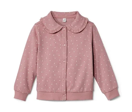 Kinder-Sweatjacke mit Volant