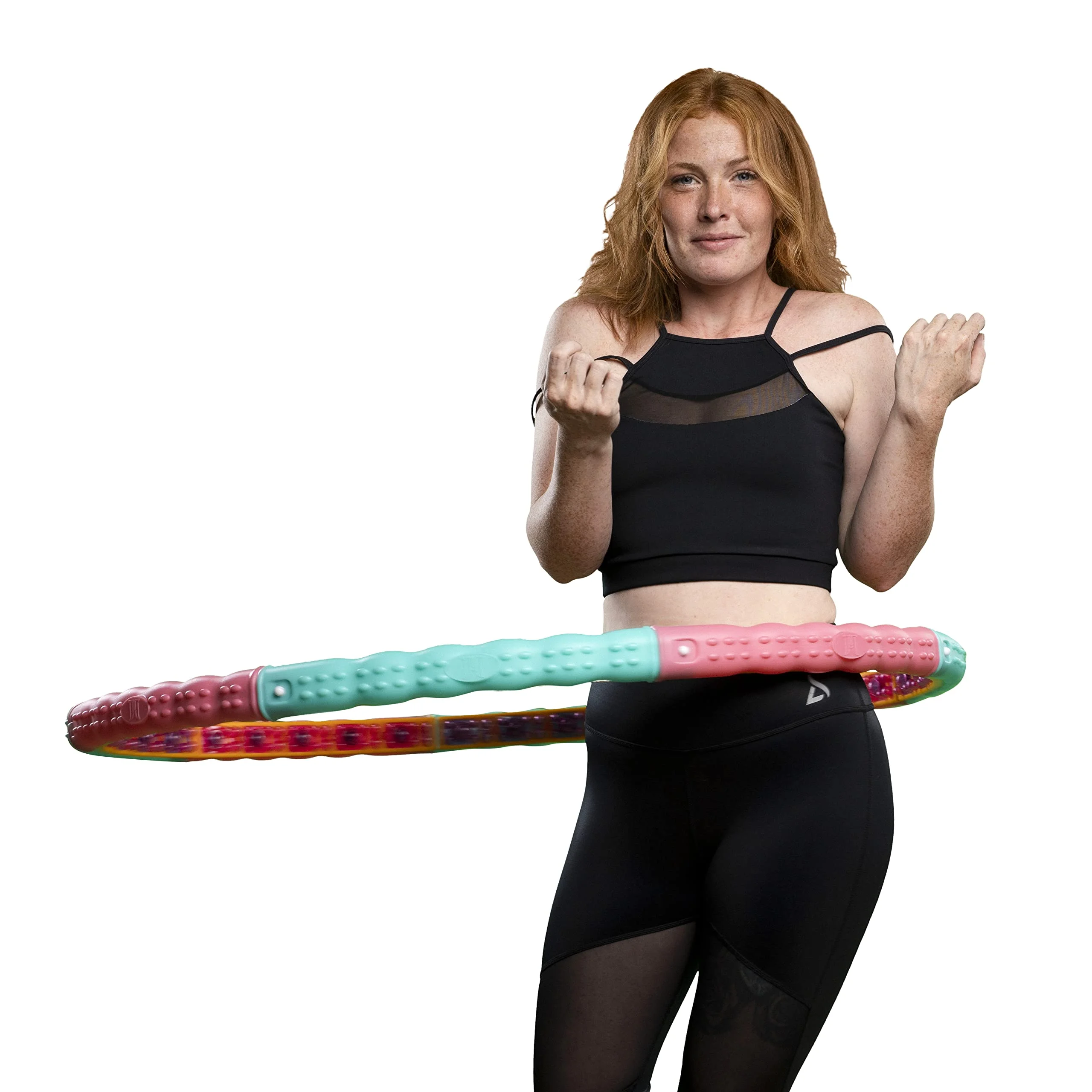 HOOPOMANIA Hula Hoop Reifen Erwachsene [0,72 – 3,1 kg] Hulahoop zum Abnehmen - Massagehoop