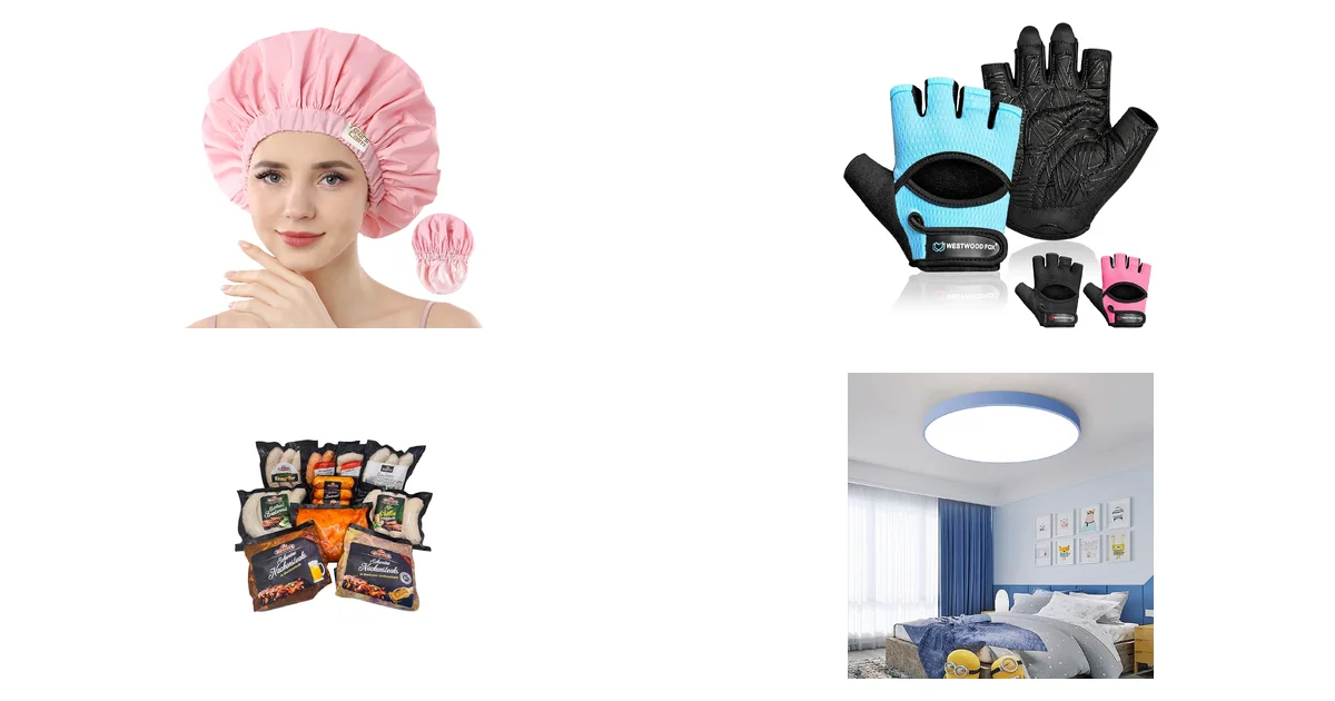Top-Produkte Years Calm Wiederverwendbare Duschhauben und WESTWOOD FOX Fitness-Handschuhe