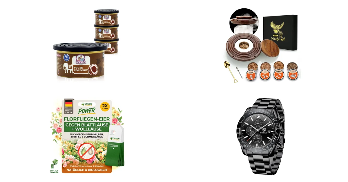 Autoduft Ikeda und Cocktail Smoker Kit: 18.06.2026 Blitzangebot bei Amazon