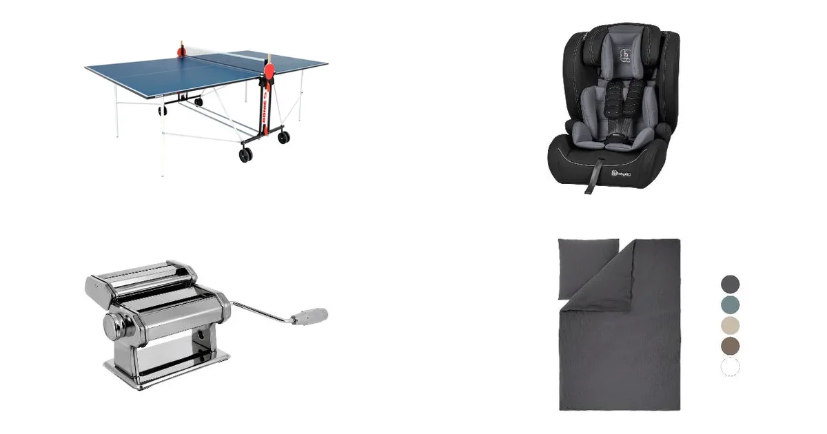 Lidl.de Deals am 18.06.2026: Tischtennisplatte Indoor Fun & Freemove I-Size Kindersitz