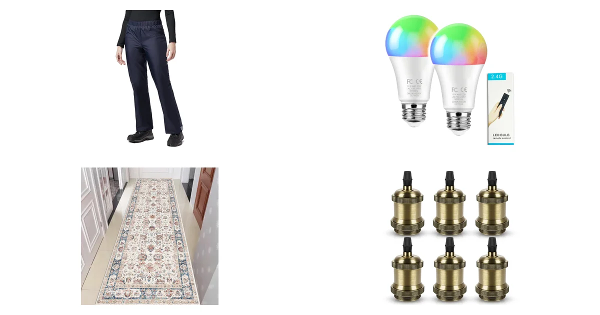Amazon Blitzangebote am 18.06.2026: BenBoy Regenhose und GRV Smart Glühbirne sparen