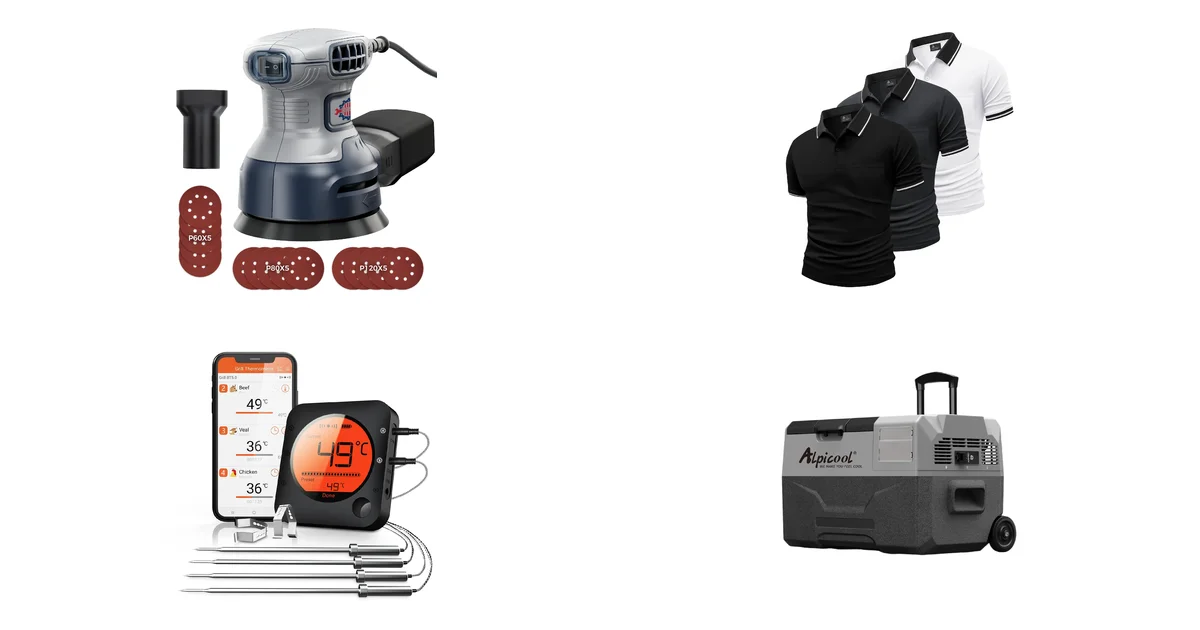 Blitzangebot: TurboVolt Exzenterschleifer 125mm mit Bremse am 19.06.2026 bei Amazon