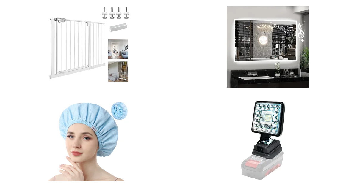 Amazon Blitzangebote 19.06.2026: YRHome Türschutzgitter ohne Bohren und Habison LED