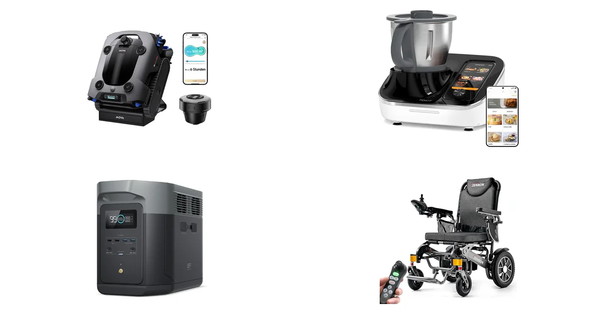 Amazon-Neuheiten 19.06.2026: Mova Diver A10 Poolroboter und TOKIT Omni Cook