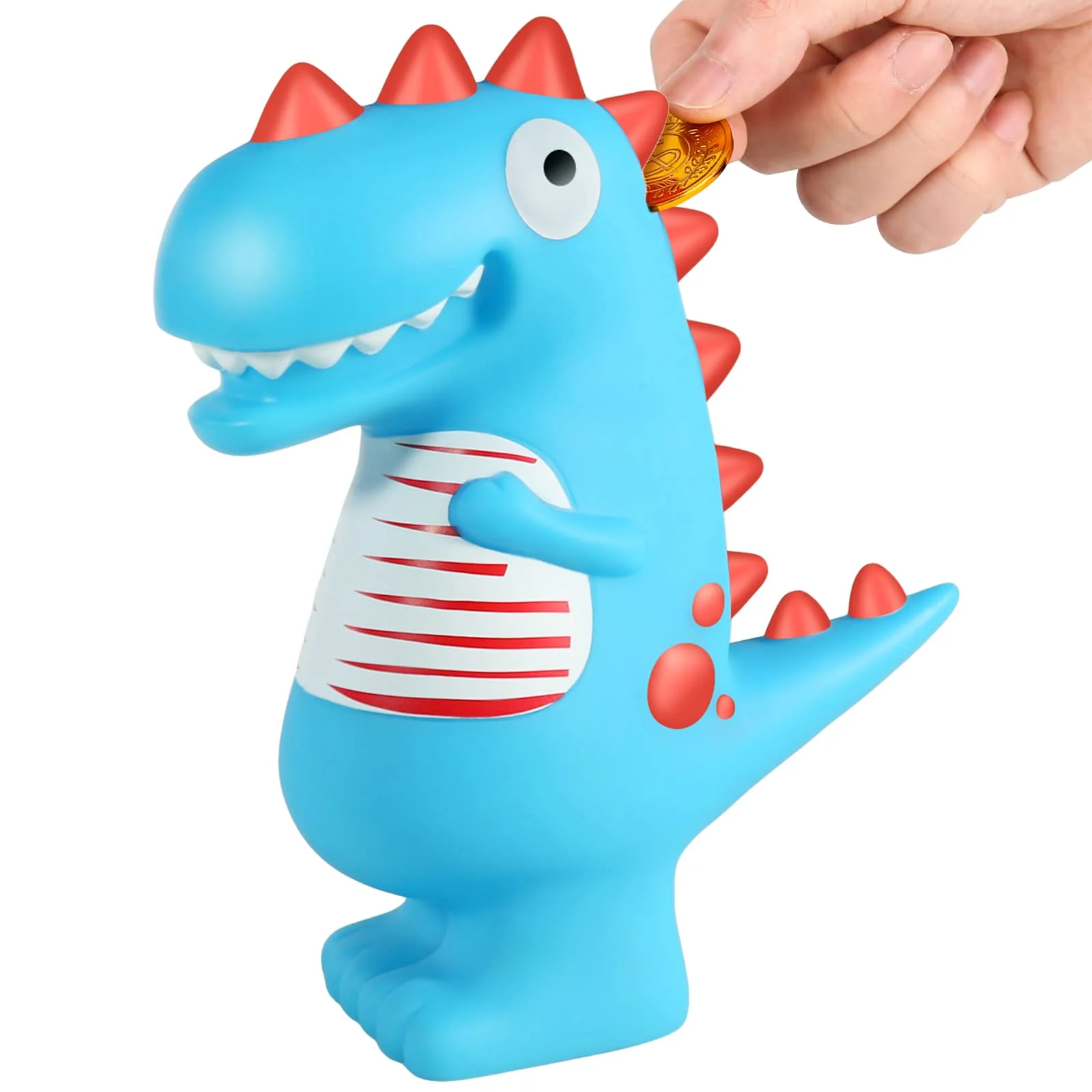 Spardose Plastik Münze Sparschwein, Personalisierte Spardosen Kinder Junge Frauen, Modern Sparbüchse Zimmer Dekoration (Grün)