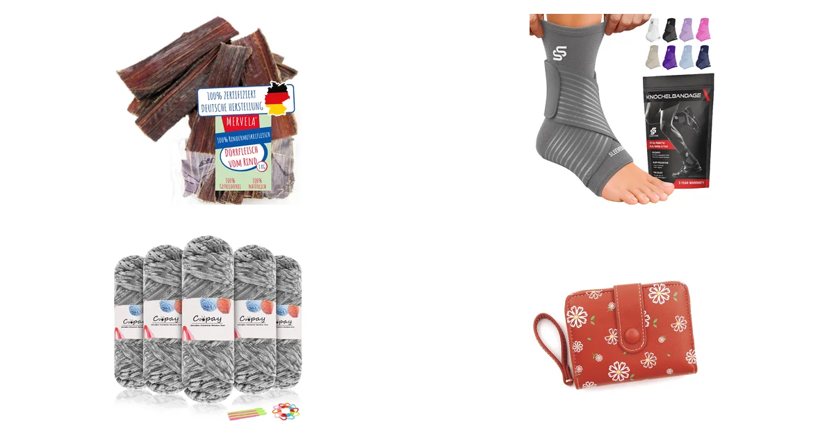 Dörrfleisch für Hunde 1kg MERVELA Blitzangebot 20.06.2026 bei Amazon