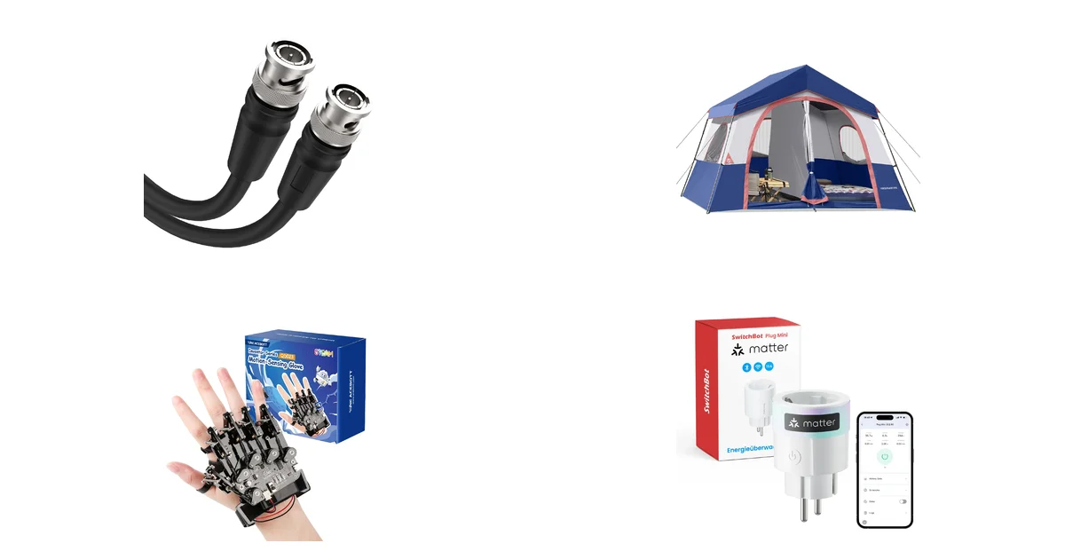 Top-Produkte: Dbilida 12G SDI Kabel 30 M, HIKERGARDEN Zelt für 5–8 Personen Blitzangebot