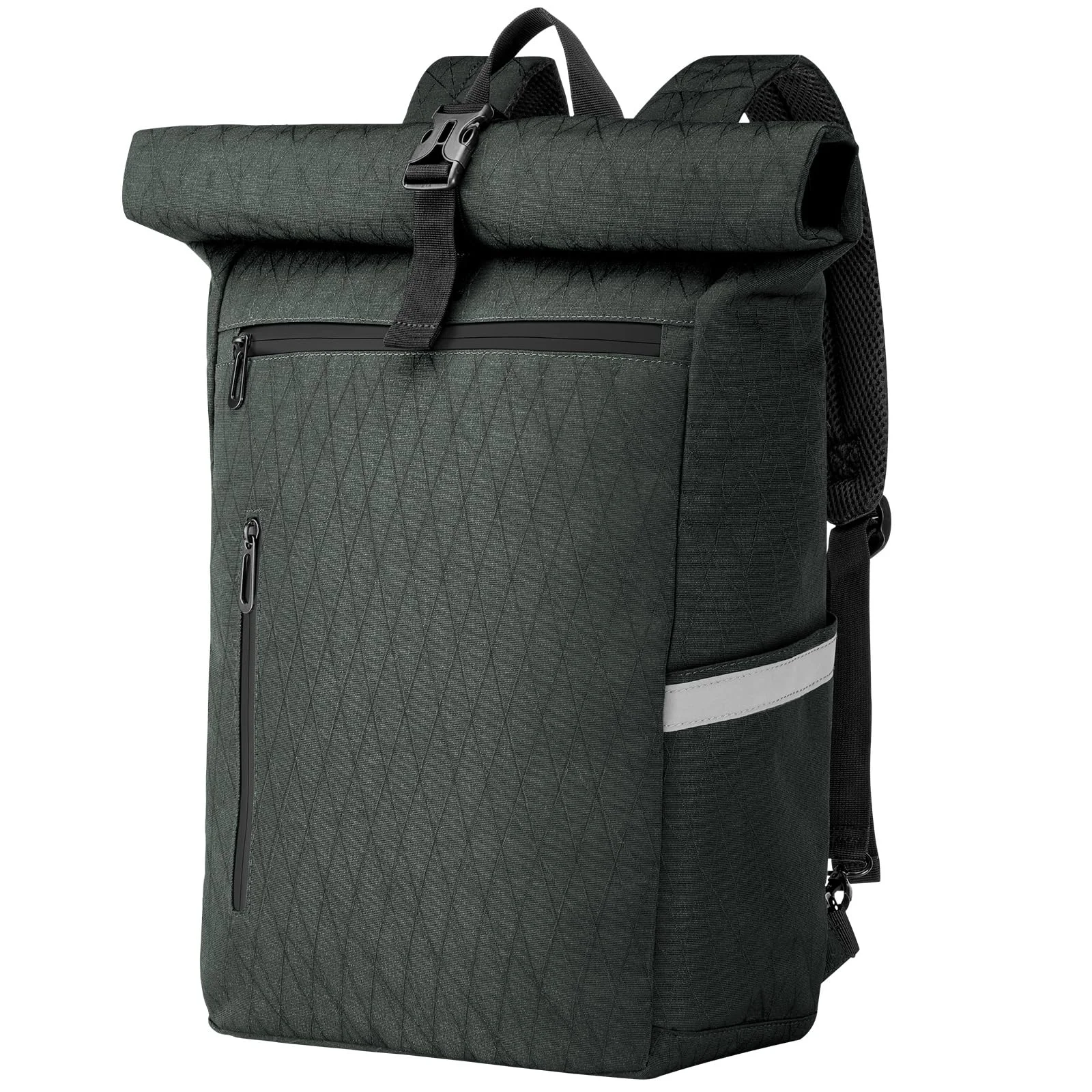 Wiserset Fahrradtasche für Gepäckträger, 22L Fahrradtaschen Rucksack für Herren, 2in1 Multi-Fach Gepäckträgertasche mit Laptopfach