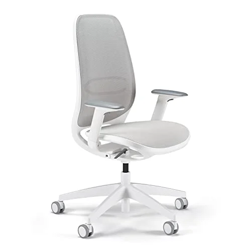 Sedus se：fit, Ergonomischer Hocker, Stehhocker, Stehsitz, Stehhilfe, Grau, Kunststoff, Gummifuß, 53-80 cm Höhenverstellbar