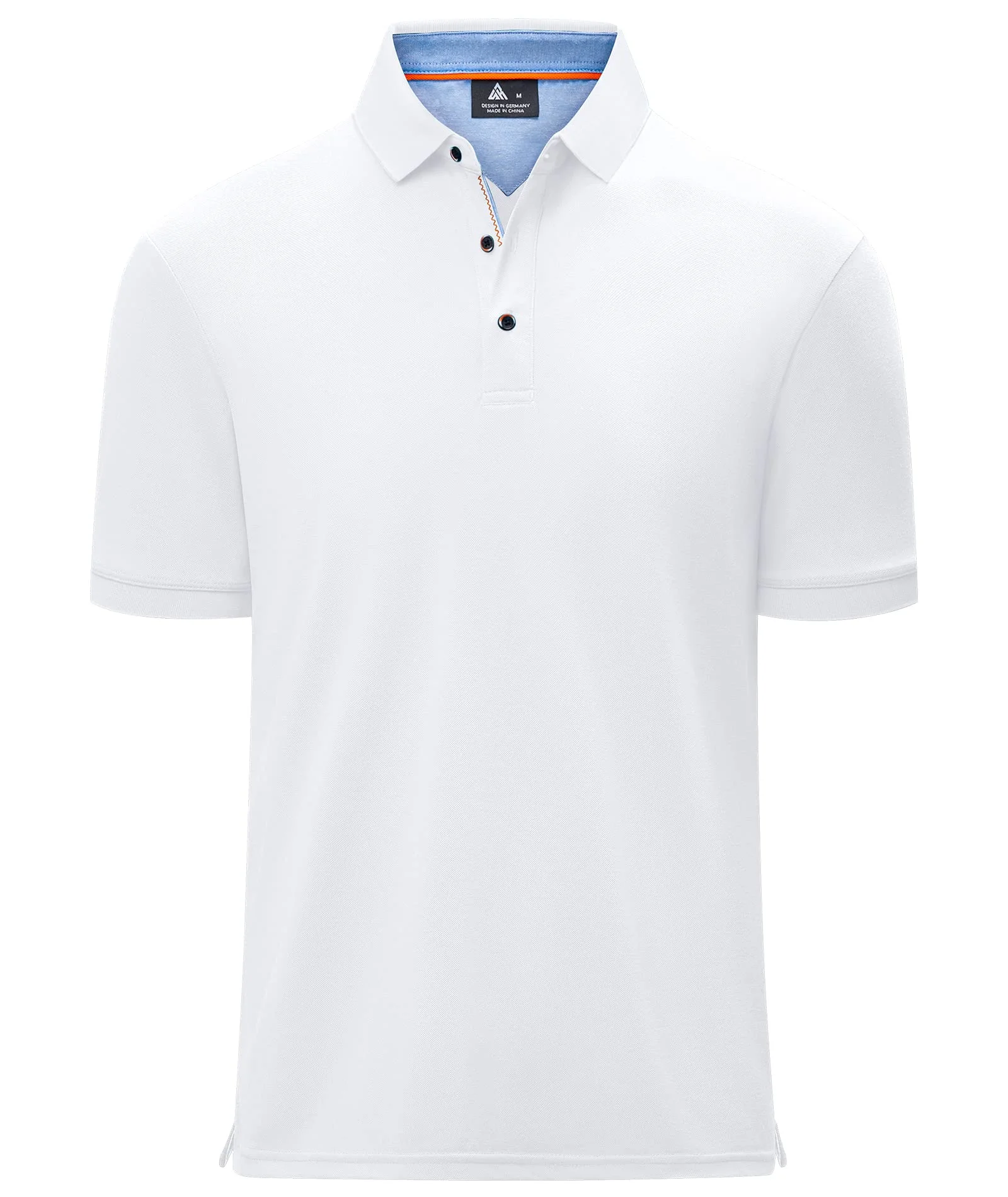 JACKETOWN Poloshirt Herren Kurzarm Atmungsaktives Sommer Polo Shirts mit Stretch Bequemes Sportshirt Herren Kurzarm Klassisches Poloshirts für Büro Golf Outdoor