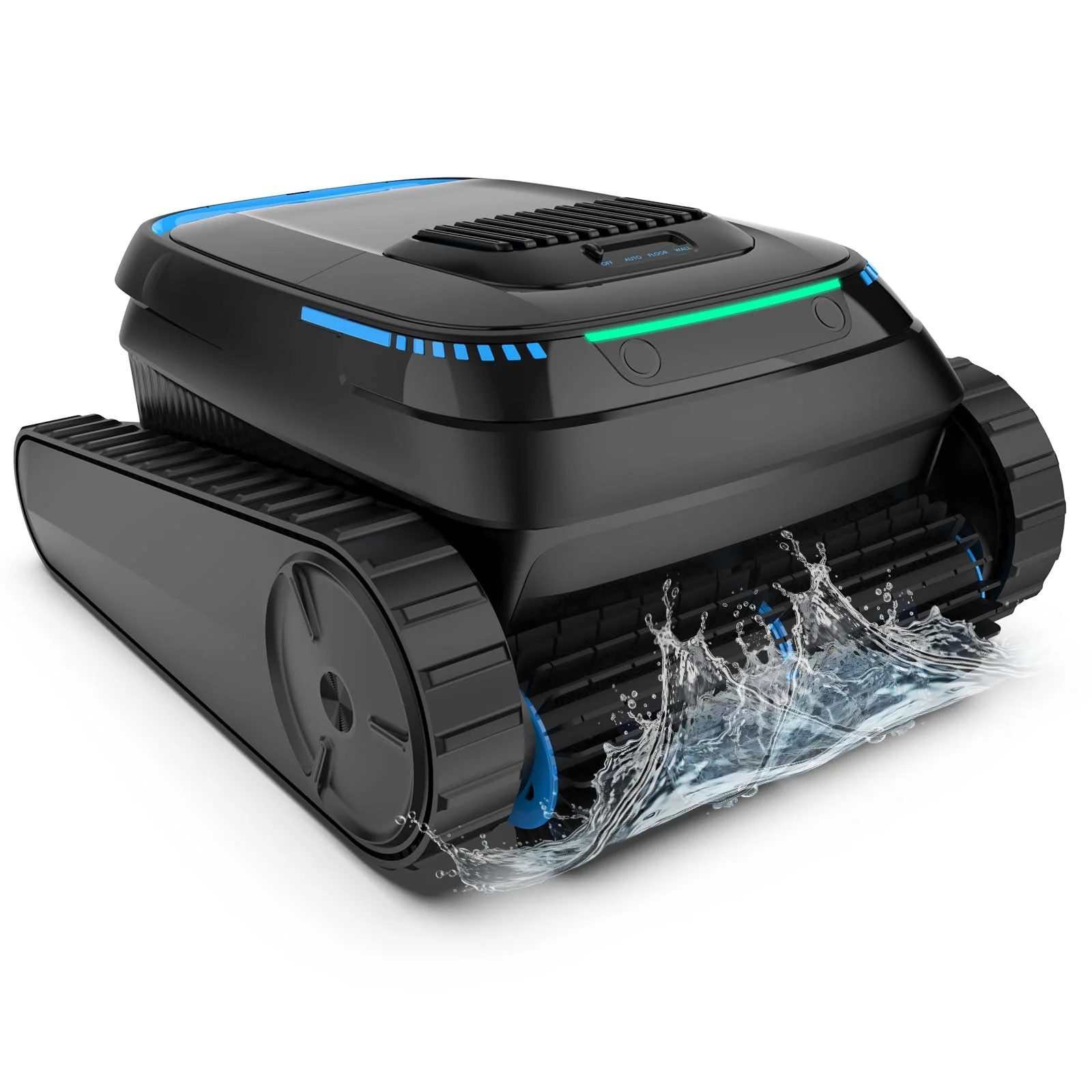 BOTLIFE (2026 Neu) Poolroboter, Akku Poolsauger Kabelloser, PC20 Poolroboter Boden und Wand Wasserlinie (Schwarz)