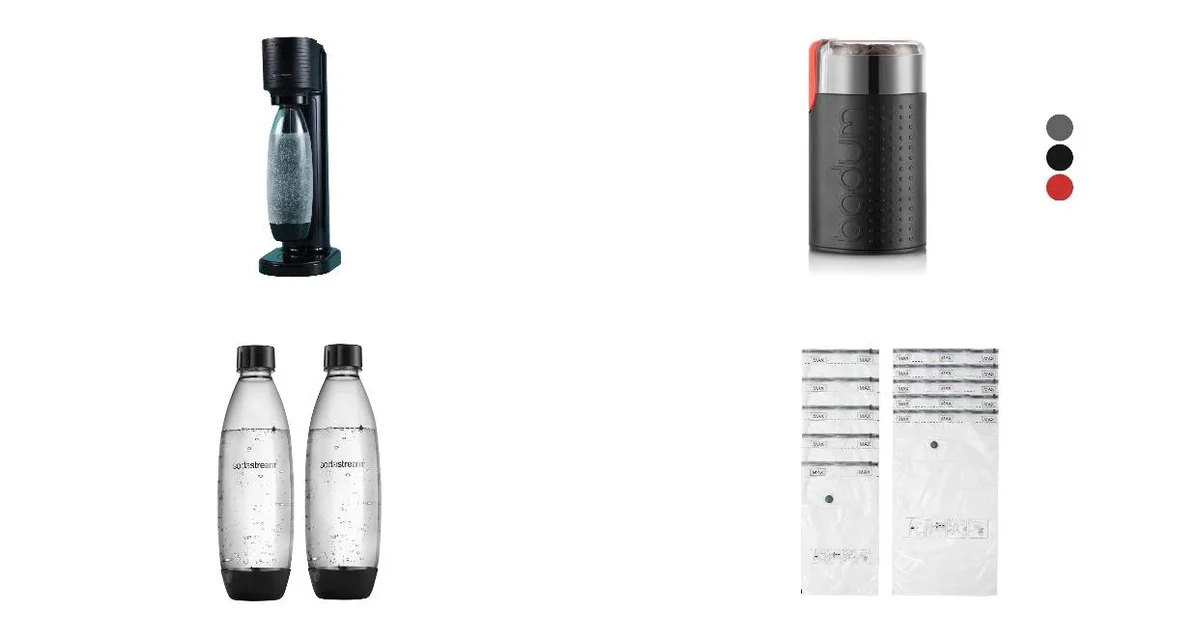 Lidl.de Deals am 23.06.2026: Gaia schwarz 1 L Flasche, Zylinder + Bistro 11160-01/04 mit