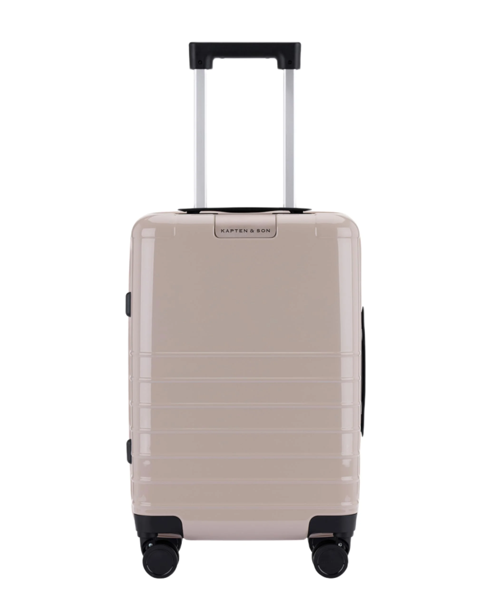 Kapten & Son Koffer Heathrow Essential Cabin Muted Clay 34 L | Handgepäck Koffer 55 x 35 x 22 cm Rosa | Hartschalenkoffer mit 360 Grad Rollen & TSA Gepäckschloss | Carry On Luggage