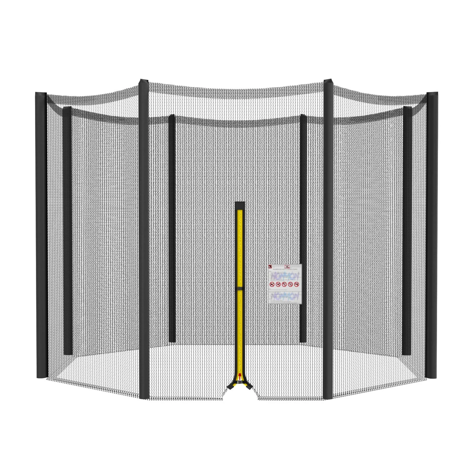 NONMON Trampolin Ersatznetz Sicherheitsnetz für Trampolin Ø 244 305 366 397 427 cm, Gartentrampolin Trampolinersatznetz Netz außenliegend UV-beständig