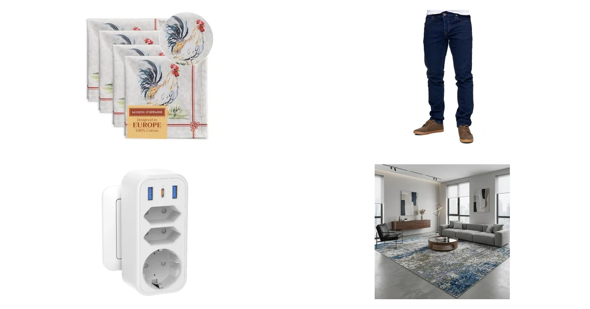 Amazon Blitzangebote am 24.06.2026: Top-Deals zu Jeans von Reslad und Servietten von